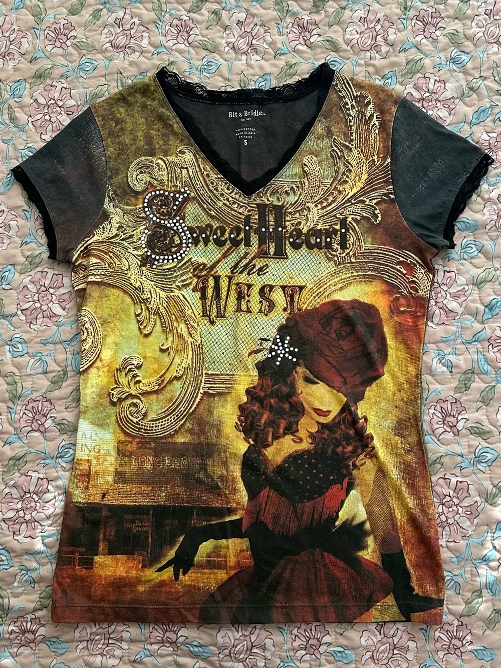 Bit & Bridle Sweetheart of the West Graphic Women’s Tee